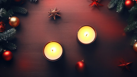 Merry Christmas and a happy new year. Festive xmas background. Holiday Christmasの素材