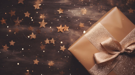 Christmas with new background. Christmas gift boxの素材