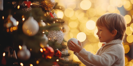 Happy joyful Christmas children. Winter seasonの素材