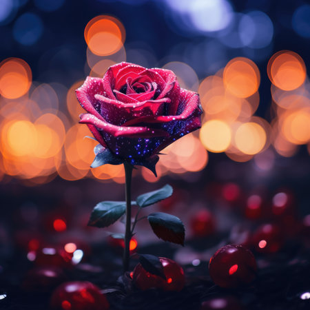 Flowers Roses beautiful. Background Rose flowers for the holidays Valentine's Day, Birthday, Happy Woman Day, Mother's Day. Holiday poster and bannerの素材