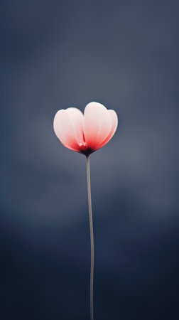 Abstract romantic beautiful background with flowers for Valentine's Day holiday.の素材