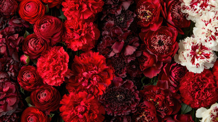 Beautiful flowers Valentine's Day. Romantic background with flowers for birthday, wedding. Spring background with flowersの素材