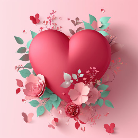Beautiful flowers Valentine's Day. Romantic background with flowers for birthday, wedding. Spring background with flowersの素材