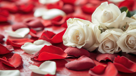 Beautiful flowers Valentine's Day. Romantic background with flowers for birthday, wedding. Spring background with flowersの素材