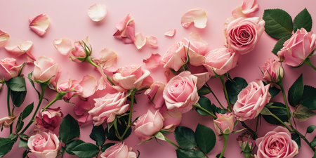 Beautiful flowers Valentine's Day. Romantic background with flowers for birthday, wedding. Spring background with flowersの素材