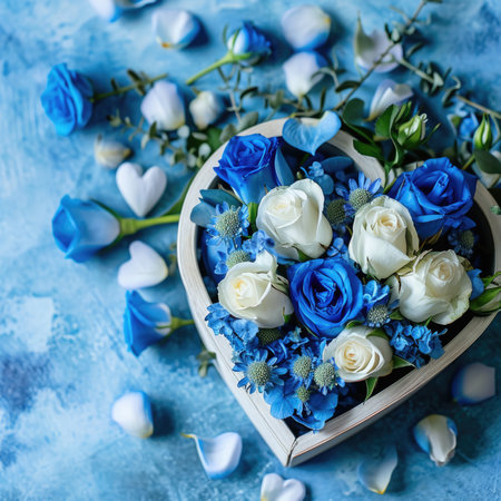 Beautiful flowers Valentine's Day. Romantic background with flowers for birthday, wedding. Spring background with flowersの素材