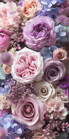 Beautiful flowers Valentine's Day. Romantic background with flowers for birthday, wedding. Spring background with flowersの素材