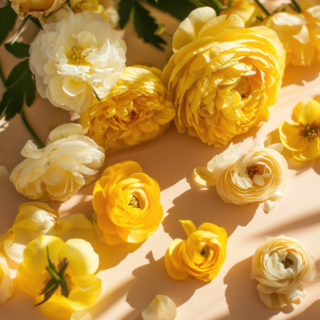 Beautiful flowers Valentine's Day. Romantic background with flowers for birthday, wedding. Spring background with flowersの素材
