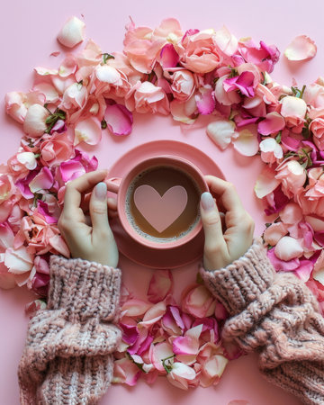 Beautiful flowers Valentine's Day. Romantic background with flowers for birthday, wedding. Spring background with flowersの素材
