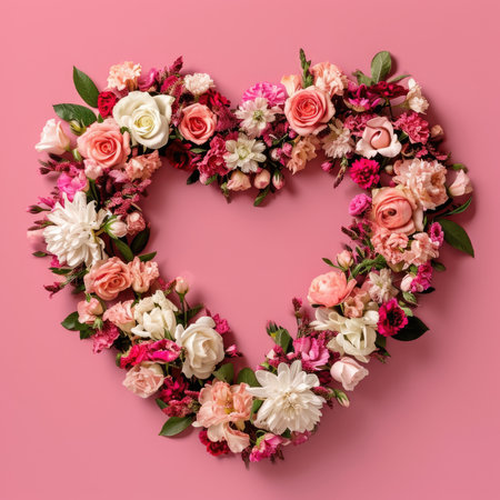 Beautiful flowers Valentine's Day. Romantic background with flowers for birthday, wedding. Spring background with flowersの素材