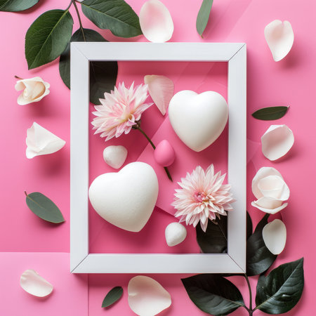 Beautiful flowers Valentine's Day. Romantic background with flowers for birthday, wedding. Spring background with flowersの素材