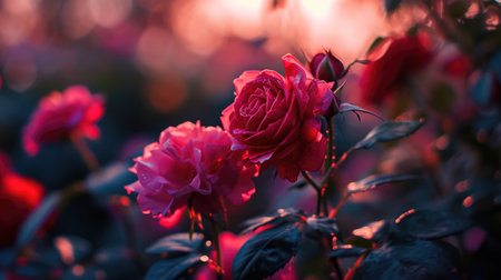 Beautiful flowers Valentine's Day. Romantic background with flowers for birthday, wedding. Spring background with flowersの素材