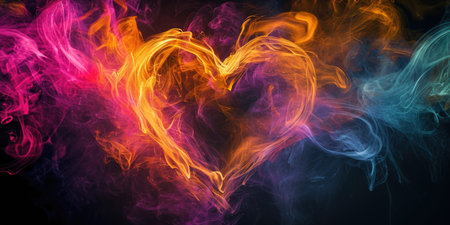 Romantic heart background for Valentine's Dayの素材