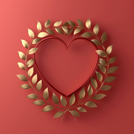 Romantic background for Valentine's Dayの素材