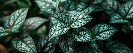 Abstract green leaf texture, nature background, tropical leaf. closeup nature view of green leaf and palms background.の素材