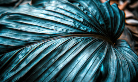 Abstract green leaf texture, nature background, tropical leaf. closeup nature view of green leaf and palms background.の素材