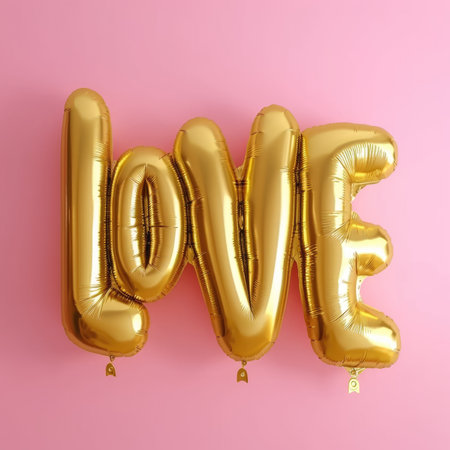 Love Poster. Love text and Romantic holiday background for Valentine's Day, Mother's Day, international Women's Day. March 8. birthdayの素材