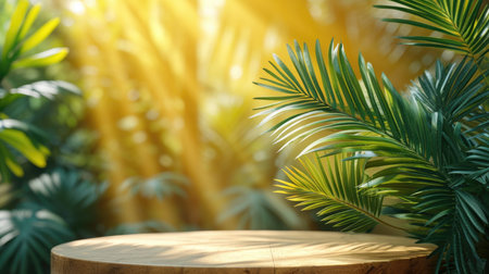 Podium in the background. Studio podium for product advertising. Stage stand. Blank podium. Display platformの素材