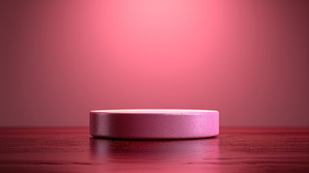 Podium in the background. Studio podium for product advertising. Stage stand. Blank podium. Display platformの素材