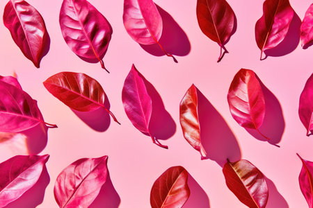 Leaves background. Tropical leafの素材