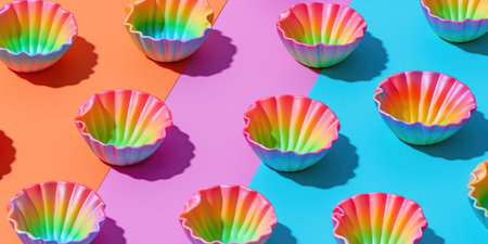 sea shell pattern backgroundの素材
