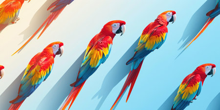 Parrot pattern backgroundの素材