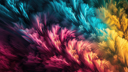 Abstract fractal. Fractal art background for creative design. Decoration for wallpaper, desktop, poster, cover booklet. Print for clothes, t-shirt. Creative illustration for designの素材