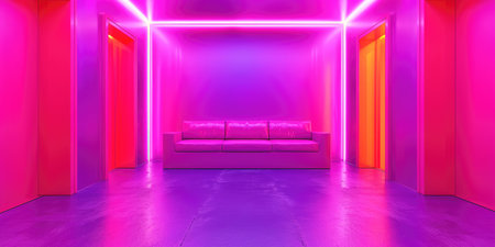 Sofa. Interior of modern sofa minimal designの素材