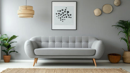 Sofa. Interior of modern sofa minimal designの素材