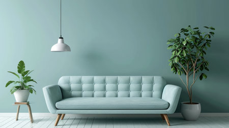 Sofa. Interior of modern sofa minimal designの素材