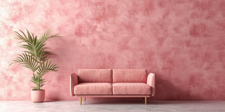 Sofa. Interior of modern sofa minimal designの素材