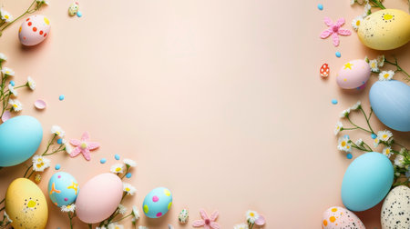 easter holiday backgroundの素材
