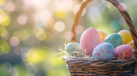 easter holiday backgroundの素材
