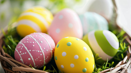 easter holiday backgroundの素材