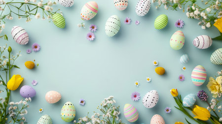 easter holiday backgroundの素材