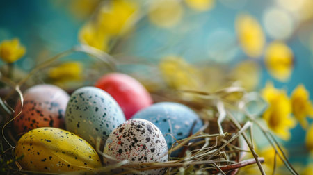 easter holiday backgroundの素材