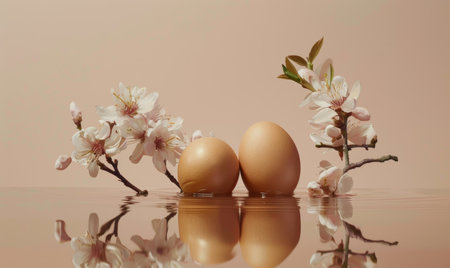 easter holiday backgroundの素材