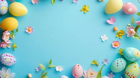 easter holiday backgroundの素材