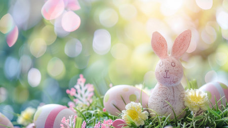 easter holiday backgroundの素材