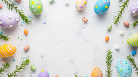 easter holiday backgroundの素材
