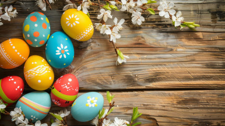 easter holiday backgroundの素材