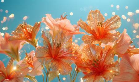 beautiful spring flowersの素材