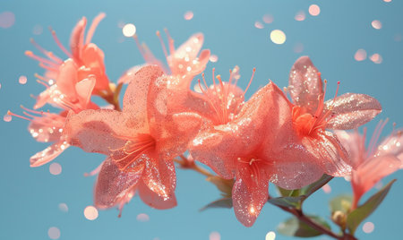 beautiful spring flowersの素材