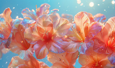 beautiful spring flowersの素材