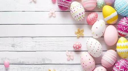 easter holiday backgroundの素材