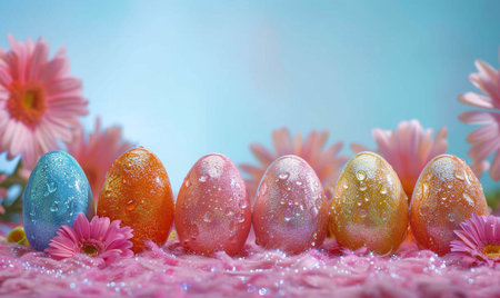 easter holiday backgroundの素材