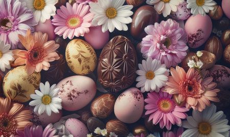 easter holiday backgroundの素材