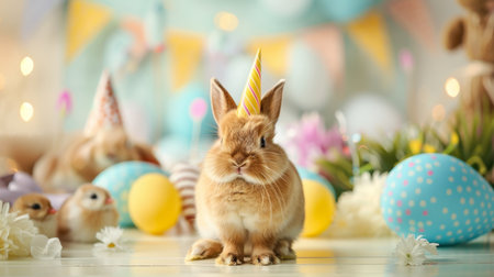 easter holiday backgroundの素材