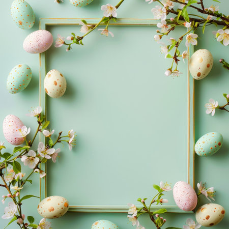 easter holiday backgroundの素材