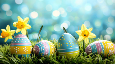 easter holiday backgroundの素材